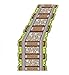 Oojami 3 Pack Railroad Train Track Paper Party Tablecloth Table Runner