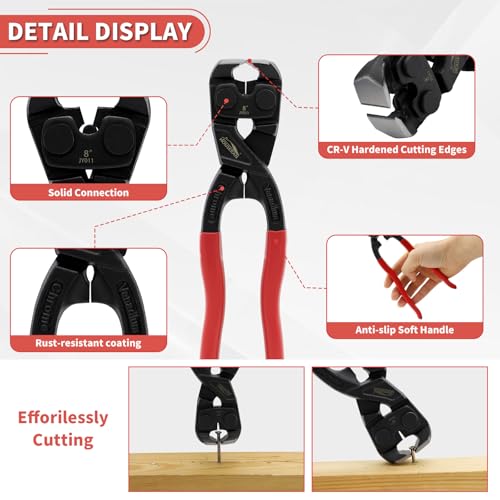Image of 4-Piece 8 Inch Bolt Cutter Pliers Set with Toolbox