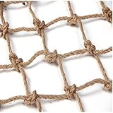 Sicherheitsnetz schutznetz Kinder Fallschutz Sicherheit Schutzhanfseil Net - Klettern Geflochtene Seil Seilbahn Außenterrasse Spielplatz Innendecke For (Größe: 6mm Seil, 8 Cm-Loch) Treppengeländer Sei