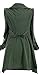 Fengbay Women's Casual Long Sleeve Jacket Size L Green