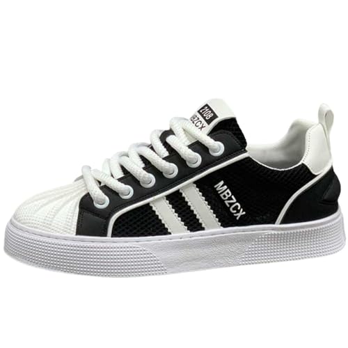 Men's Retro - Style Shell - Toe Sneakers, Stylish Casual Footwear- Ideal for Urban Strolls, Leisure Hangouts & Daily Commute