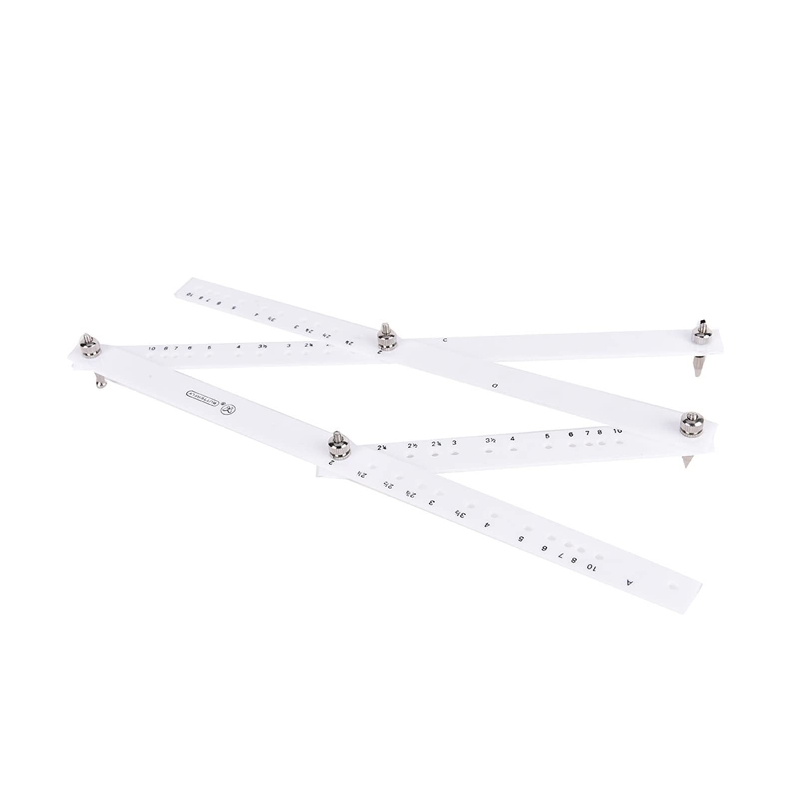 Righello riduttore, ingranditore, pantografo pieghevole for artisti in scala da 34 cm, strumento for lavori artistici, for ufficio e scuola. Set di forniture.,Righelli