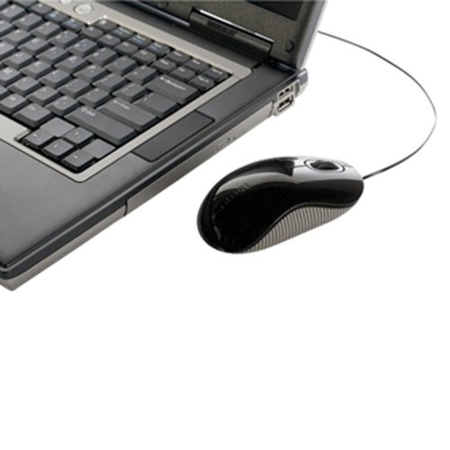 ターガス Targus Amu76Ap Usb Full Size Optical Mouse With Retractable Cable, Black/Gray #TOP3