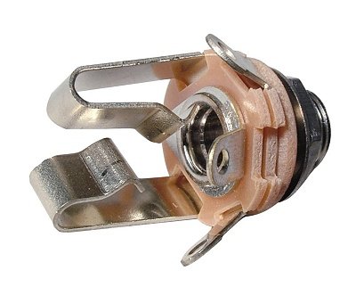 Switchcraft 12B 1/4" Stereo 3 Conductor Jack w/Nut & Washer, Double Open Circuit