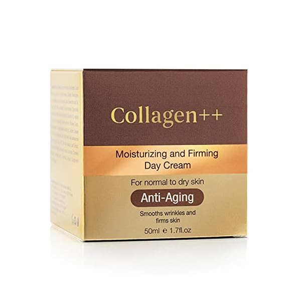 Collagen-Anti-Aging-Moisturizing-and-Firming-Day-Cream-Hydrating-Collagen-Cream-Anti-Wrinkle-Face-Neck-with-Collagen-Peptide Collagen++ Anti-Aging Day Cream, Firming & Hydrating for Dry Skin, Unscented 1.7oz