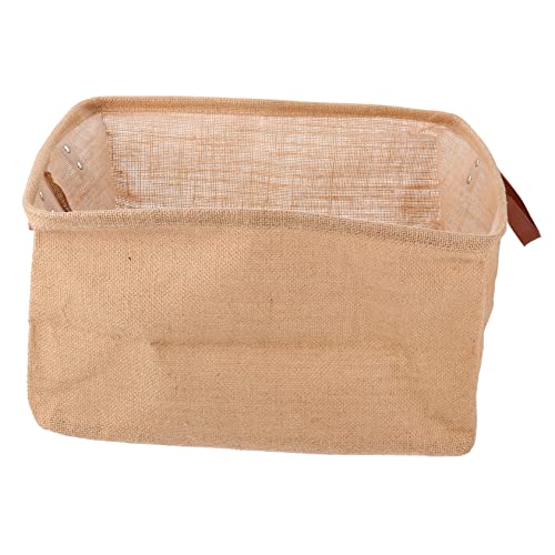 POPETPOP Cesta De Almacenamiento Lavandería Cesta De Ropa Sucia Pe Color Natural Organizador