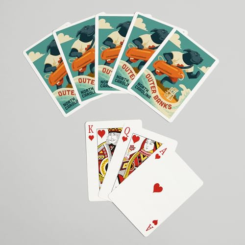 Baraja de Poker Lantern Press Outer Banks 52 Cartas miniatura 7
