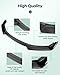 SCITOO 3PCS Black PP Front Bumper Body Kit Spoiler Chin Spoiler Front Bumper Lip Fit for 2016-2020 for Honda Civic