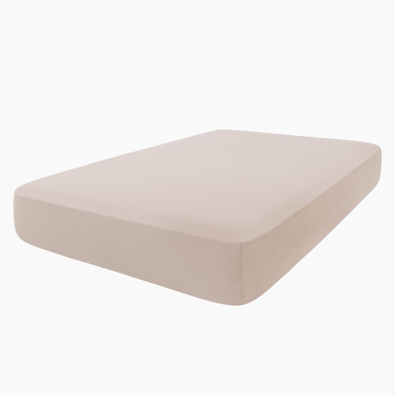 Photo 1 of hyha Milk Silk Couch Cushion Covers, Sofa Covers for 2 Cushion Couch