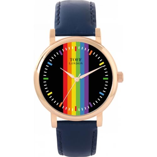 Toff London Reloj Pride Linear Rainbow Batons