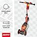 Huffy Disney Pixar Cars Preschool Scooter with Lights, Bell, and Water Bottle, Superhero Red