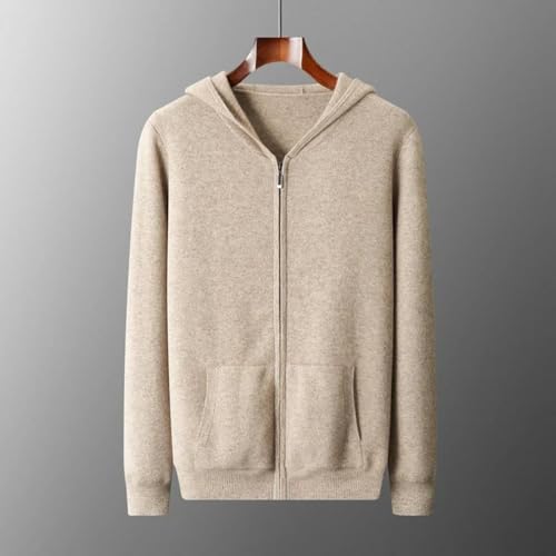 Suéter de lana premium con capucha de hombre con elegante acabado de punto 2