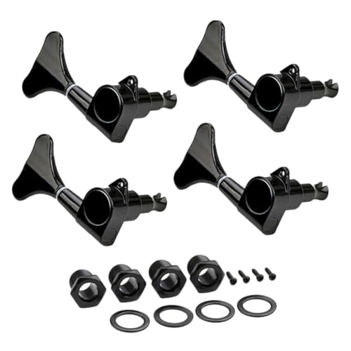 VICASKY Tuning Pegs for Bass Guitar 4 Sets Metal Bass Tuning Keys Replacement Parts for