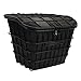 Metal Front Basket, Folding Electric Basket with Inner Bag, Universal Hanging Basket for Groceries, Pet Carrier, Sports, and Commuting