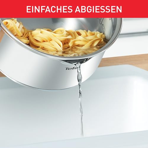 Tefal A70522 Duetto Stielkasserolle | mit Deckel | 16 cm | edelstahl – Ansicht 4