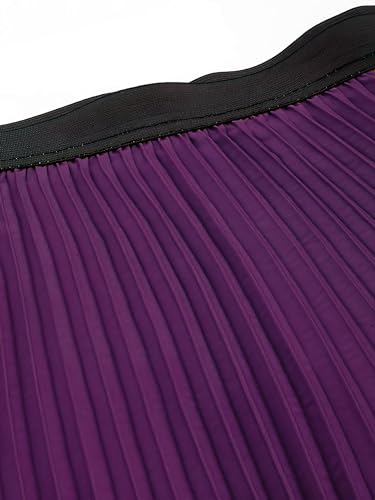 Image of ZWERLON | Women Accordian Pleat Maxi Flared Skirt