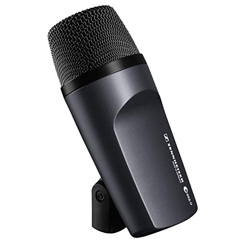Sennheiser 7- Piece Dynamic Drum Microphone Pack - Kick Bass, Tom/Snare & Cymbals Microphone Set - For Drums Instrument - Complete With Adjustable Rim-Clips & Case, Lyxpro Mic Stands And Xlr Cables #TOP1