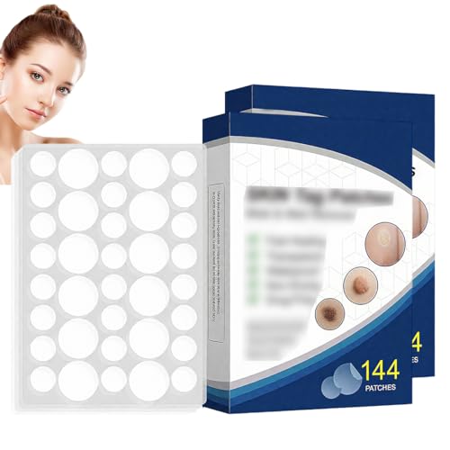 XPEX 2 cajas （288PCS） Parches para cicatrices, cremas para eliminar verrugas, parches para eliminar lunares,en los pies para hombres y mujeres para tratar las verrugas en las manos y los pies.