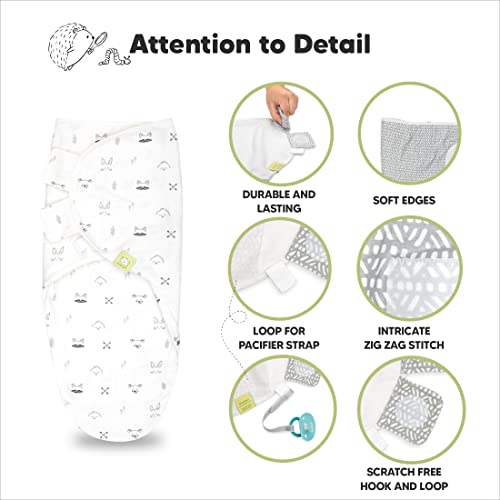 3-Pack Organic Baby Swaddle Sleep Sacks - Newborn Swaddle Sack - Ergonomic Baby Swaddles 0-3 Months - Baby Sleep Sack - Baby Swaddle Blanket Wrap - Baby Swaddle Sack - Baby Swaddle Wrap (Nordic) #TOP7