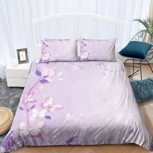 Housse de couette 220x240 microfibre pour lit d'adolescent sans repassage
