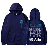 Ce sweat-shirt Ado Blue Rose est conçu pour ceux qui recherchent des vêtements à la mode. Sa conception unisexe assure un ajustement confortable pour tous.