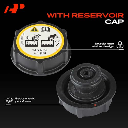 Tanque de expansión de repuesto compatible con Ford Mustang modelos 2015 a 2020 5
