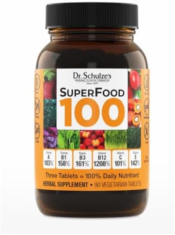 Dr. Schulze's SuperFood 100 - Everyday Superfood Supplement to Su...