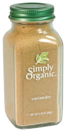 Image of Simply Organic Ground Coriander Seed, Rich, Warm Earthy Yet Fruity Flavor, Bright Aroma, Slight Citrus Undertones, 2.29 Ounce (Pack of 2)