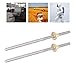 5 Set 100 mm Length T8x8 Lead Screw with Brass Nut, Trapezoidal Lead Screws for Industrial Automation, Stepper Motor Guide