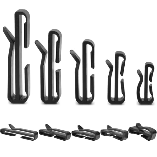 CooBigo 20pcs Plastic Webbing Ending Clip, 3/4