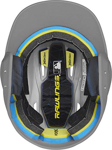 Rawlings | Mach Batting Helmet | Matte Silver | Junior (6 3/8" - 7 1/8") #TOP6