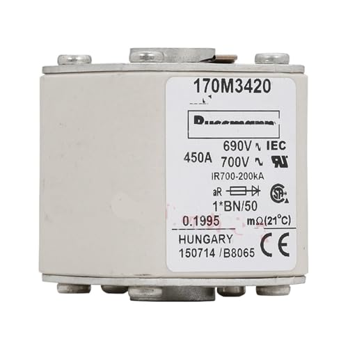 Fusible de voiture 170M3419 400A protection circuit électrique haute tension 690V