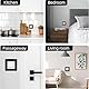 Lichtschalter Schutz für Wand,2 PCS Schwarzes Lichtschalter Abdeckung Wandsteckdosenaufkleber Lichtschalter Aufkleber Lichtschalter Schutz Tapetenschoner Light Switch Cover Plates