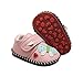 Geagodelia Scarpe da Passeggio con Fondo Rigido in Pelle pu da Neonato Suola in Gomma Primi Camminatori Pantofole per Bambino Scarpette per Bambina