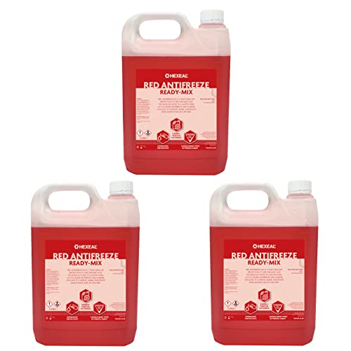 Image of Hexeal Red Antifreeze 15L – Ready Mix, Long-Life Coolant, -23 ºC