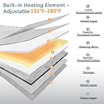 AICNLY Acupuncture Heating Mat – Acupressure & Heat Therapy Pad for Back Pain Relief, Muscle Relaxation, Stress Reduction & Improved Circulation - Image 2