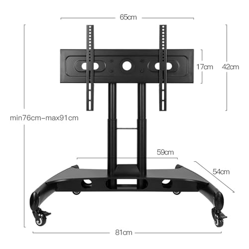 Soporte móvil para TV de 32 a 70 pulgadas con ruedas miniatura 2