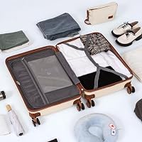 Cosbarn Luggage Sets, Lightweight Durable Hardshell 5 Piece Suitcase set — image 8