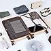 Luggage Sets 5 Piece Suitcases with Wheels, Suitcase Set ABS Hard Case Luggage with TSA Lock Spinner Wheels Durable Travel Luggage(RoseGold, 5-Piece Set(20