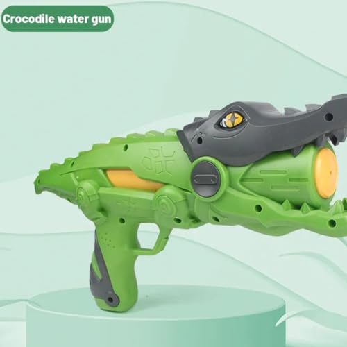 Image of Storio Holi Pichkari Water Gun Toy for Kids Super Power Water Cannon Crocodile-Shaped Water Blaster Pump-Action Water Gun for Summer Games