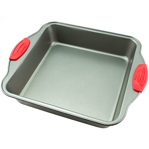 Boxiki Kitchen Non-Stick Steel 8X8 Square Baking Pan Durable, Convenient, And Premium Quality Non-Stick Baking Mold Bakeware. #TOP5
