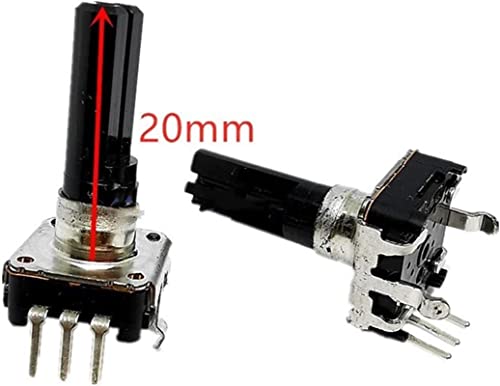Potentiomètre encodeur rotatif EC12 RE12 de 24 crans pour commande audio sans poussoir