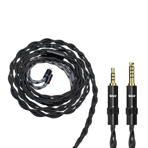Amazon | CVJ Jackdaw 0.78mm 2pin 3.5mm+4.4mmリケーブル,400芯の高