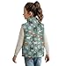 Renewold Girls Warm Fuzzy Fleece Vest Kids Toddlers Teens Sleeveless Zip Outerwear Coats with Pockets Floral Horse Fashion Winter Spring Fall Jacket School Casual Athletic Fleece Vest 3 Years