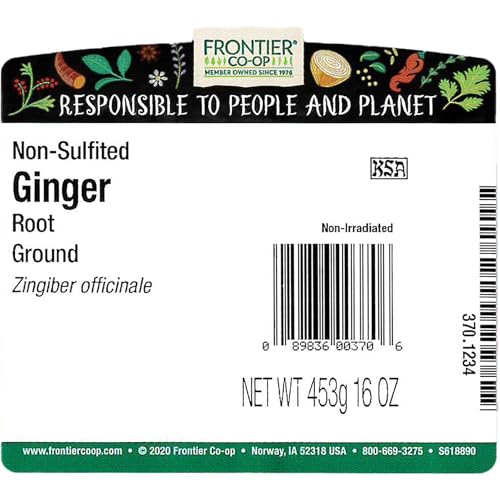 Frontier Co-op Ginger Root Powder, Kosher, Non-irradiated | 1 lb. Bulk Bag | Sustainably Grown | Zingiber officinale Roscoe - Image 2