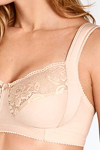 Miss Mary of Sweden Lovely Lace Womens Non-Wired Full Cup Cotton Bra4