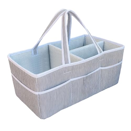 Organizador de pañales para bebé - Bolsa de almacenamiento para habitación infantil 385G | Bolsas de almacenamiento para pañales para bebé, bolsa con cesta de almacenamiento extraíble para pañales