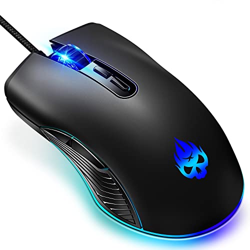 ✨️よろず屋マウス様ご注文品✨️ Amazon | 【最大6400dpi】 マウス ゲーミングマウス 光学式マウス 高