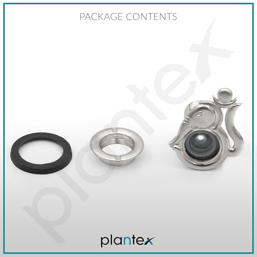 Image of Plantex Door Eye Viewer /Solid Brass Door Eye Hole for Main Door /Eye Hole for Main Door /180 Degree Ultra Clear Door Viewer for Safe and Secure Office /Home /Hotel - Pack of 1 (Matt)