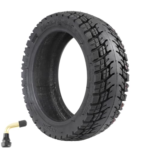Prodrocam 10 x 2,75-6,5 Off-Road Tubeless Reifen, 10 Zoll Ersatzreifen für Speedway 5 Dualtron 3 Zero 10X Hover-1 Alpha Gotrax G4 Elektroroller Vakuum Reifen Vorne/Hinten, mit Ventil (1 Stück)